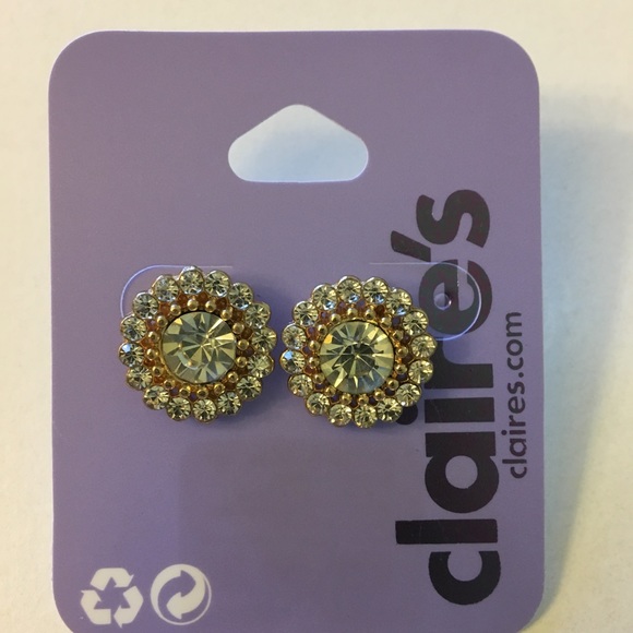 Reduced NWT CLAIRE'S earrings - 1 dangly & 1 post - sparkly - Picture 3 of 3